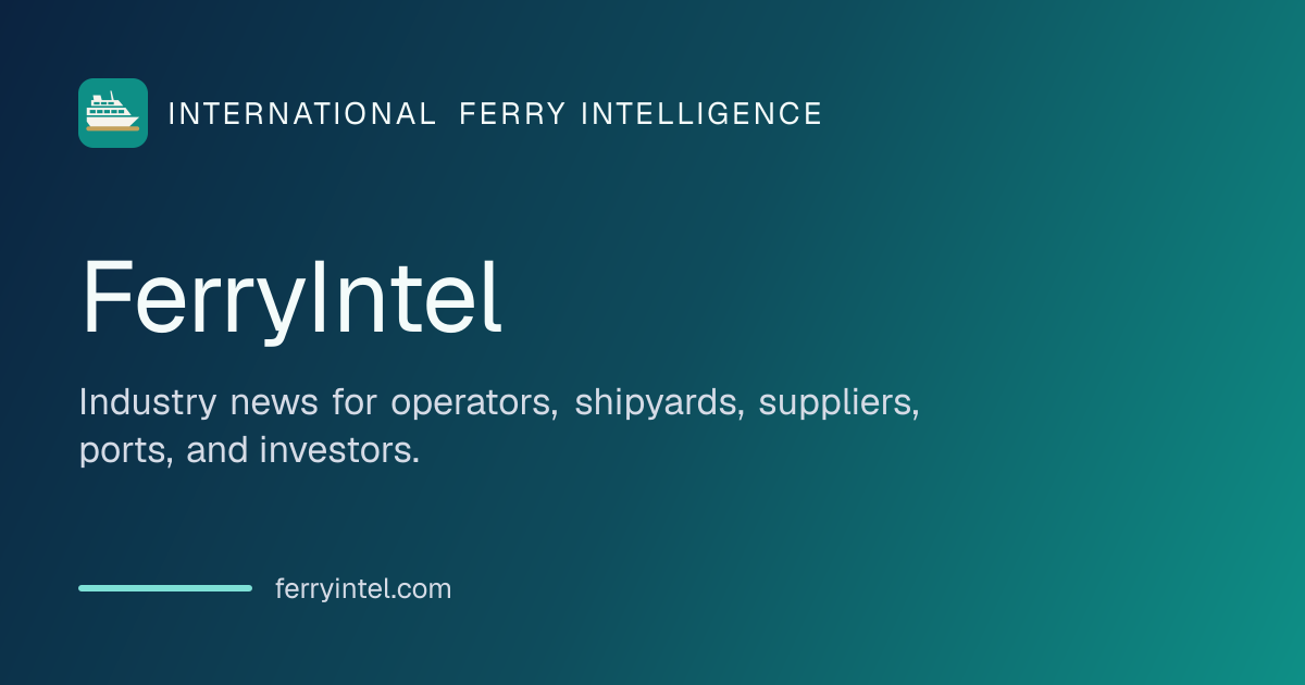 FerryIntel — International Ferry Intelligence